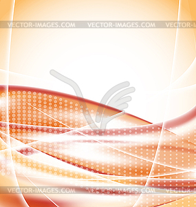 Abstract orange background, design template - vector clip art