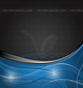 Абстрактный синий шаблон дизайна - векторное изображение клипарта