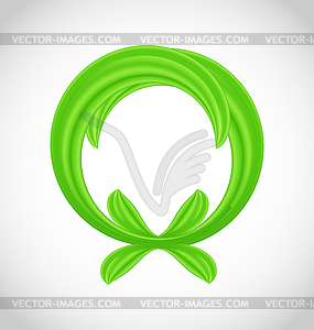 Eco friendly icon - vector clipart