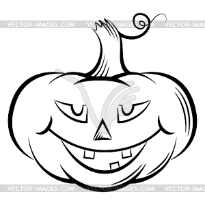 Funny Halloween Pumpkins - vector clip art