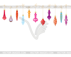 Christmas garland - vector clip art