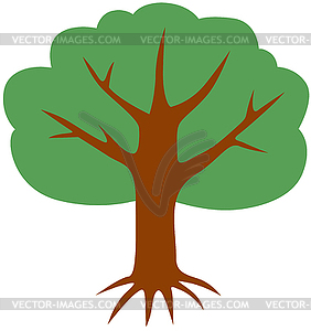 Green tree - vector clipart