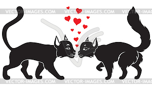 Валентина кошек - рисунок в векторном формате