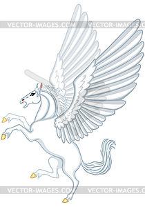 Cartoon Pegasus - royalty-free vector image