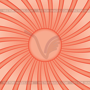 Stylized sunny background - vector image