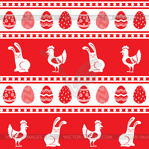 Easter ornament pattern - vector image