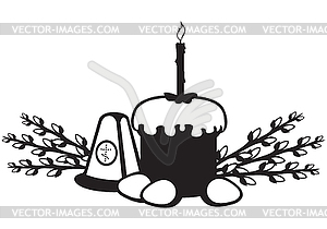 Easter image - vector clip art