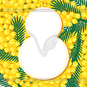 8 March background - vector clip art