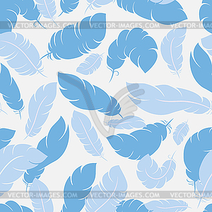 Feather seamless - vector image