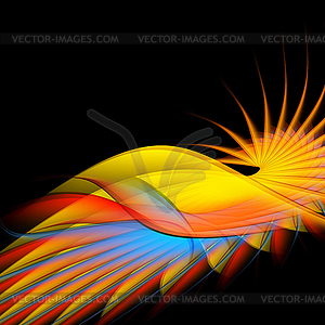 Bright abstract background - vector image