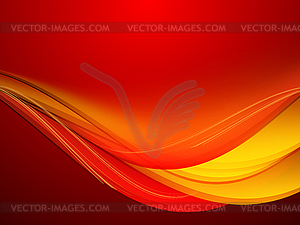 Wavy abstract background - vector clip art