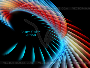 Bright abstract background - vector clip art