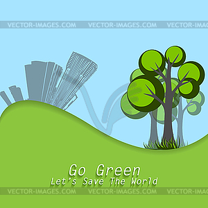 Environment day - vector clipart