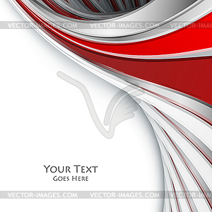 Background, wavy lines - vector image