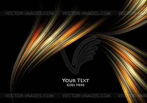 Background, wavy lines - vector clipart