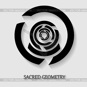 Sacred geometry element - vector image