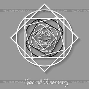 Sacred geometry element - vector clip art