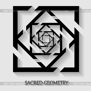 Sacred geometry element - vector clipart