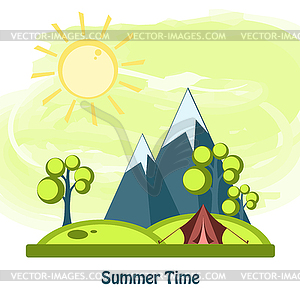 Summer design - vector EPS clipart