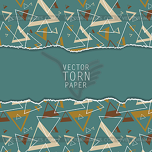 Torn paper - vector image