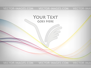 Background, wavy lines - vector image