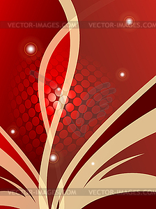 Red valentine`s day backdrop - vector clip art