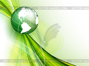 Wavy lines with copy space. - vector clipart