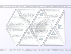 Teamwork social infographic, diagram, presentation - vector clip art