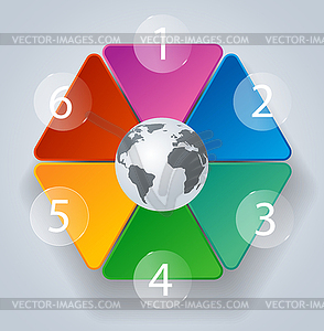 Teamwork social infographic, diagram, presentation - vector clipart