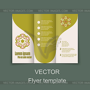Brochures design for social infographic, diagram, - vector clipart