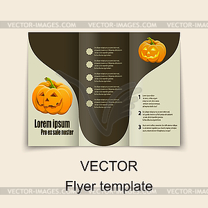 Brochure Layout Design Template - vector clipart