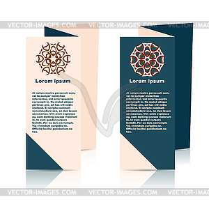 Brochure or magazine cover template - vector image