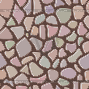 Seamless rock wall abstract pattern - vector image