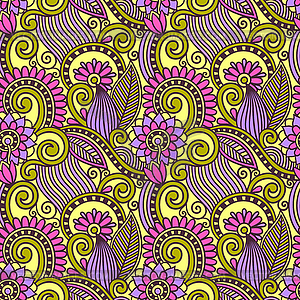 Vintage floral seamless pattern - vector clip art