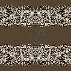 Ornament floral background with lace for your design - vector image