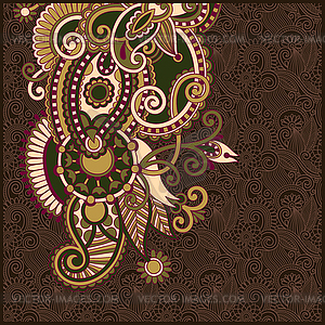 Ornate floral background - vector clipart / vector image