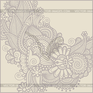 Vintage ornamental template - vector clip art
