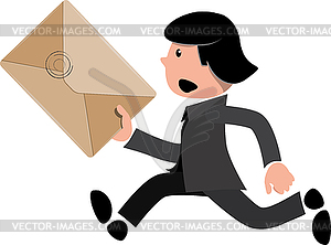 Express package - vector clipart