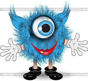 Cute monster - vector clipart
