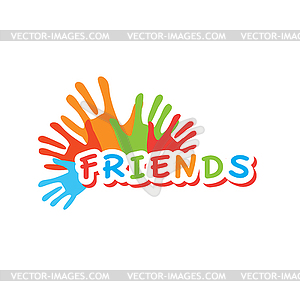 Friends - vector clipart