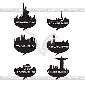 Hello-city - vector image