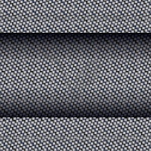 Carbon fiber texture, bound crosswise fibers - vector image