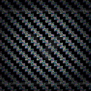 Текстура из углеродного волокна, связанные крест-накрест волокон - векторное изображение клипарта
