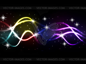 Glowing Abstract Lines background, for your - vector image