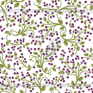 Seamless floral pattern - vector image