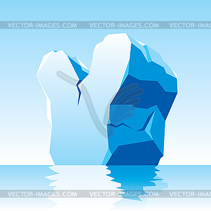 Ice letter Y - vector clip art