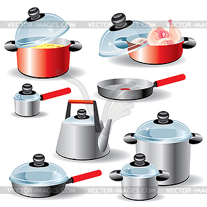 Kitchen ware - vector clipart