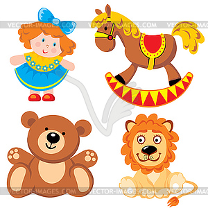 Children toys. part 1 - vector image