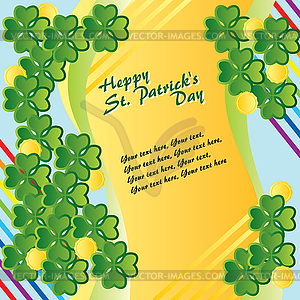 Frame St. Patrick's Day - vector clipart