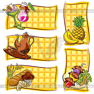 Food label - vector clipart